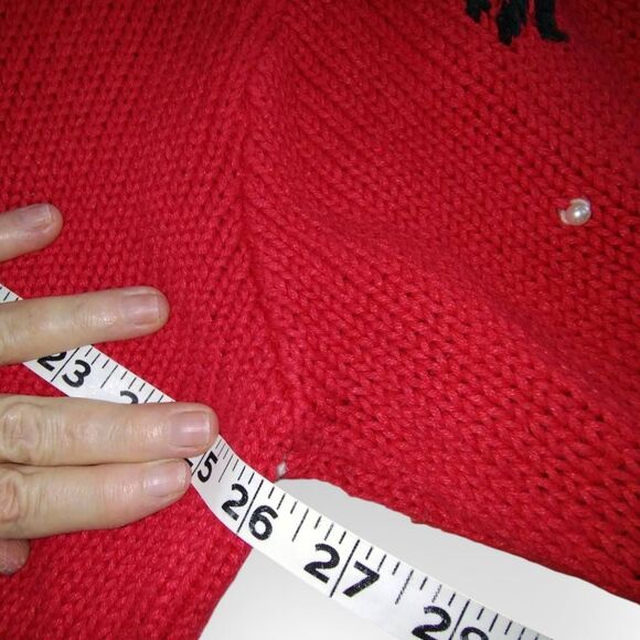 Design Originals Womens Cardigan Sz 2X Xmas Holiday Decorative Sweater Cotton Re - Picture 7 of 8